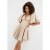 Béžové korzetové šaty MOSQUITO, MO808 Neyla__7742 SKLL L