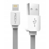 Kábel Rock USB - microUSB typ B 1 m sivý