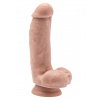 Dildo 6 palcov s guľami Svetlý tón pleti - ToyJoy Get Real 6 Inch
