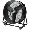 Priemyselný podlahový ventilátor CasaFan DF600 Eco IP54 SL, 123 W, (Ø x v) 65 cm x 77 cm, čierna (matná); 306090