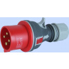Elektrometryet Portable Plug -in Red Twist 4P 32A 400V (922076)