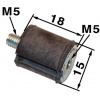 Silentblok 501530501 pre Husqvarna 44, 61, 162, 266, 268, 272, 272XP, 444