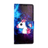Puzdro TopQ Samsung A14 5G flipové Space Unicorn 94245