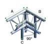 FT30-012 90 Degrees Corner + Down Right Apex Down Incl. Connector