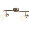Rabalux Soma stropné svietidlo 2x40 W biela-hnedá 6307