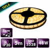 ECOLIGHT LED pásik - SMD 2835 - 5m - 600/5m - 9,6 W/m - IP20 - teplá biela