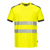 PORTWEST HI-VIS PW3 T181 / Funkčné reflexné tričko - HV žltá/sivá XXL