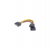 GEMBIRD Kabel SATA napájecí na 2x SATA, rozdvojka, 15cm (CC-SATAM2F-01)