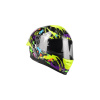 Prilba Rafale SR Crazy, LAZER - Belgicko (čierna/fialová/fluo zelená) M140-1558