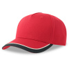 Atlantis Headwear Kšiltovka Kid Star-S, 5 panelová, dětská COT33024988199-red/navy Červená/navy UNI