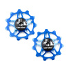 JRC Components kladky prehadzovačky 11z. pre Shimano 12r. Road Farba: Modrá