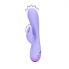 Shots Loveline Smooth Silicone Rabbit Vibrator Digital Lavender