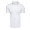 Pánska košeľa s krátkym rukávom biela Dstreet KX1045