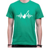Fajntričko Tričko - EKG Gitara, Farba zelená, Strih/ Variant Pánsky/UNISEX
