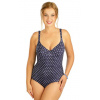 Dámske jednodielne plavky s kosticami Litex 6D177