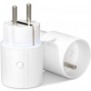 IMMAX NEO SMART múdra vnútorná zásuvka THIN s kolíkom (typ E) / IP20 / LED podsvietenie / RGB / Wi-Fi / LIDL / TUYA