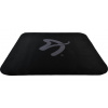 AROZZI Zona Quattro Black Grey/ ochranná podložka na podlahu/ 116 x 116 cm/ černá s šedým logem AZ-ZONA-QTRO-BKGY