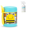 SKIPHOP SKIP HOP Zoo Termoska na jedlo s lyžičko/vidličkou Včielka 325 ml, 3+ + AQUAINT 500 ml