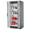 Protipožiarna skriňa na nebezpečné látky Select W-93-O, 3xpolica, strieborné dvere, One Touch