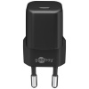 Nabíjačka USB 230V 1port, 1xUSB Typ C, 30W, Power Delivery, Fast Charge, Nano, čierna