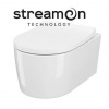 Cersanit INVERTO WC misa závesná so systémom STREAM ON, bez sedadla, Biela K671-001 K671-001