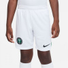 Nike Nigeria Home Match Shorts 2022 Juniors White/Pine Grn 11-12 rokov