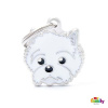 My Family gravírovateľný prívesok West Highland Terrier 2,6 x 2,7 cm