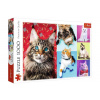 Trefl 10591 Puzzle 1000 dielov Šťastné mačiatka
