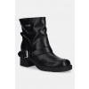 Členkové topánky Guess BENJI čierna farba, na podpätku, FLFIJI ELE10 FLFIJI.ELE10.BLACK EUR 38