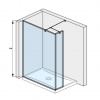 Jika Pure Sklenená stena bočná 140 cm na sprchovú vaničku 140 cmx80 cm a 140 cmx90 cm, s úpravou Jika Perla Glass, 140cm x20cm x200 cm H2674280026681