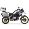 SHAD Kompletná sada hliníkových kufrov SHAD TERRA, 48 litrový vrchný kufor, 47/47 litrový bočné kufre, vrátane montážnej sady a platni SHAD BMW F750 GS / F850 GS