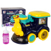 LEAN TOYS Bublifuk lokomotíva - modrá