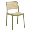 Tempo Kondela Stohovateľná stolička, zelená/béžová, KARDOS TYP 1