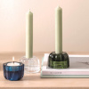 Sklenený svietnik 2 v 1, 6,3 x 6,3 x 4,5 cm – Fleur Vert – Villeroy & Boch