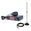 Balenie CB PNI ESCORT Rádiostanica AS 900 HP ASQ nastaviteľná, AM-FM, 12V / 24V, 4W + CB PNI Extra 40 anténa s magnetom, 30W, 26-30MHz, SWR 1.0, laminát