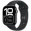Apple Watch Series 10 GPS 46mm Klavírne čierny hliník s čiernym športovým remienkom - M/L