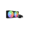 NZXT AIO liquid cooler CPU Kraken 280 RGB / 2x140mm fan / 4-pin PWM / LCD display / black RL-KR280-B1