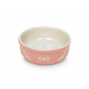 Nobby Cat keramická miska 13,5 cm ružová