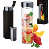 Sklenená fľaša na vodu SIMAX 500 ml s filtrom Fľaša na smoothie a nápoje