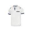 Sparco polokošile Martini Racing, barva: bílá, velikost: XL