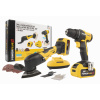 Sada Powerplus POWXBBOX10 - Akumulátorová vŕtačka + multifunkčná brúska 20 V, 4 Ah, 63606027