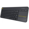 Logitech® Wireless Touch Keyboard K400 Plus Black, CZ/SK