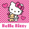 Carbotex magický ručníček Hello Kitty 30 x 30 cm