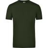 James & Nicholson Tričko JN 55, elastické, krátký rukáv, pánské COT02005555004-olive XL Olivová