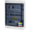 Solarmi AC25 osadený rozvádzač pre fotovoltaiku, ističe, chránič, 10kW 3f, plný automatický backup, 25A