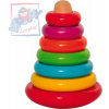 Woody Baby pyramida skládací barevná káča