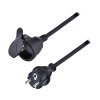 Solight prodlužovací přívod 15m, 1 zásuvka IP44, 3 x 2.5mm2, kabel guma-neopren H07RN-F