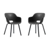KETER NOA CUP CHAIR 2 pack antracit 260029 stolička 2 ks
