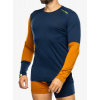 Funkčné tričko Ortovox 185 Rock N Wool Long Sleeve - deep ocean