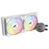 Zalman vodní chladič CPU ALPHA24 White / 2 x 120 mm / PWM / ARG / bílá ALPHA24 White